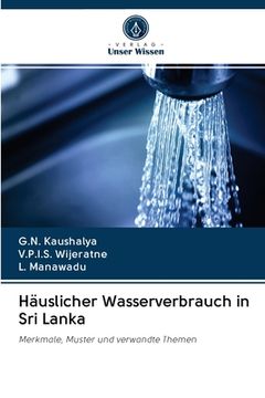 portada Häuslicher Wasserverbrauch in Sri Lanka (en Alemán)