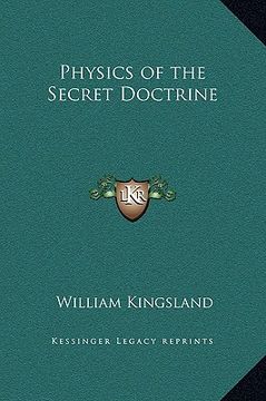 portada physics of the secret doctrine (en Inglés)