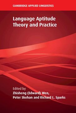 portada Language Aptitude Theory and Practice (Cambridge Applied Linguistics) (en Inglés)