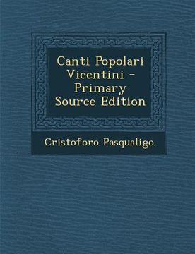 portada Canti Popolari Vicentini (in Italian)