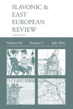 portada Slavonic & East European Review (94: 3) July 2016 (in English)