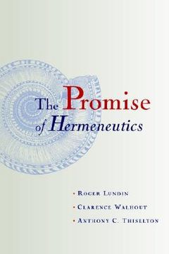 portada the promise of hermeneutics (in English)