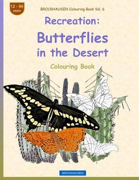 portada BROCKHAUSEN Colouring Book Vol. 6 - Recreation: Butterflies in the Desert (en Inglés)