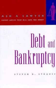 portada debt and bankruptcy (en Inglés)