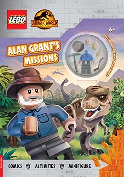 portada Lego (R) Jurassic World (Tm): Alan Grant's Missions: Activity Book with Alan Grant Minifigure (en Inglés)