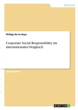 portada Corporate Social Responsibility im internationalen Vergleich (en Alemán)