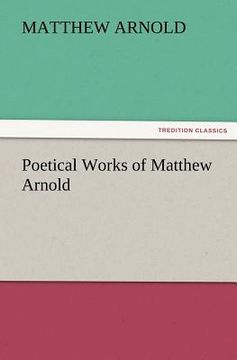 portada poetical works of matthew arnold (en Inglés)