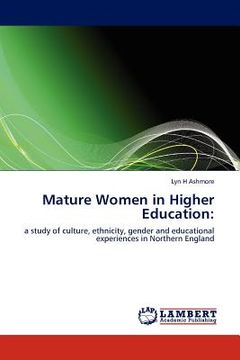 portada mature women in higher education (en Inglés)