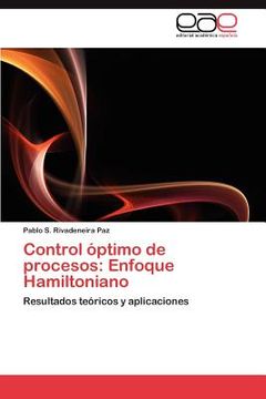 portada control ptimo de procesos: enfoque hamiltoniano