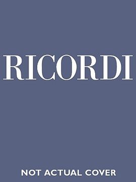 La Cenerentola, Volume 1 & 2: Vocal Score (en Inglés)