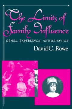 portada the limits of family influence: genes, experience, and behavior (en Inglés)
