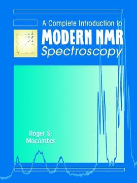 portada a complete introduction to modern nmr spectroscopy