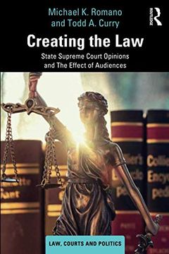 portada Creating the law (Law, Courts and Politics) (in English)