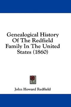 portada genealogical history of the redfield family in the united states (1860) (en Inglés)