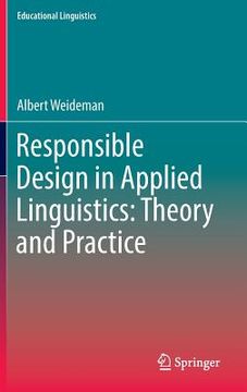 portada Responsible Design in Applied Linguistics: Theory and Practice (en Inglés)