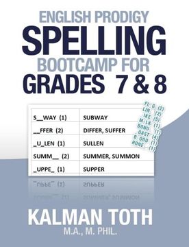 portada English Prodigy Spelling Bootcamp for Grades 7 & 8 (en Inglés)