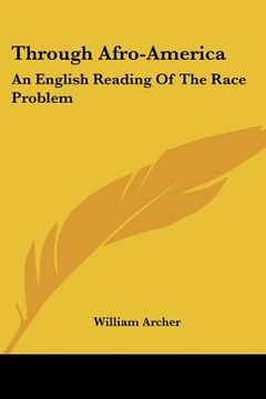 portada through afro-america: an english reading of the race problem (en Inglés)