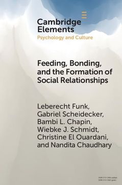 portada Feeding, Bonding, and the Formation of Social Relationships: Ethnographic Challenges to Attachment Theory and Early Childhood Interventions (Elements in Psychology and Culture) (en Inglés)