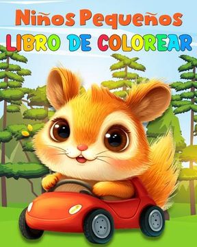 portada Libro de Colorear para Niños Pequeños: Dibujos para Colorear para Niños de 1 a 3 Años con Animales, Frutas y Más