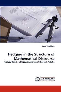 portada hedging in the structure of mathematical discourse (en Inglés)