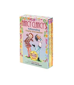 portada Fancy Nancy: Nancy Clancy's Astounding Chapter Book Quartet: Books 5-8 (en Inglés)