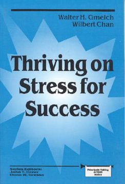 portada thriving on stress for success (en Inglés)