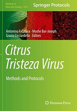 portada Citrus Tristeza Virus: Methods and Protocols (en Inglés)