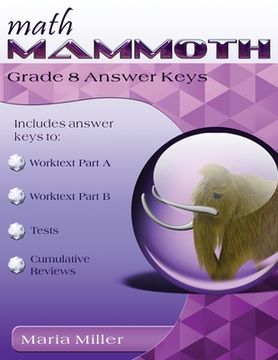 portada Math Mammoth Grade 8 Answer Keys (in English)
