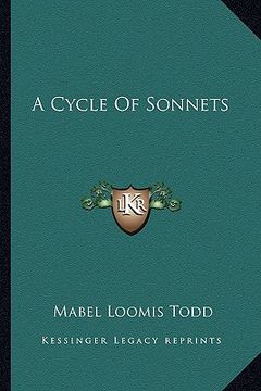 portada a cycle of sonnets (en Inglés)