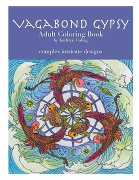 portada Vagabond Gypsy Adult Coloring Book (en Inglés)