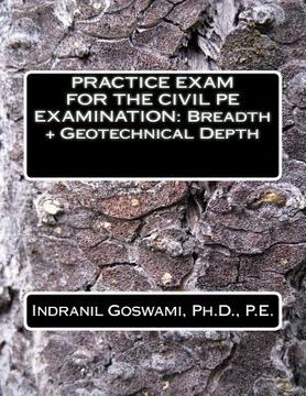 portada Practice Exam for the Civil PE Exam: Breadth + Geotechnical Depth (en Inglés)