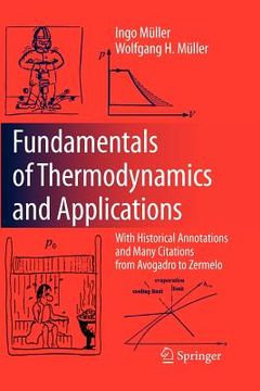 portada fundamentals of thermodynamics and applications: with historical annotations and many citations from avogadro to zermelo