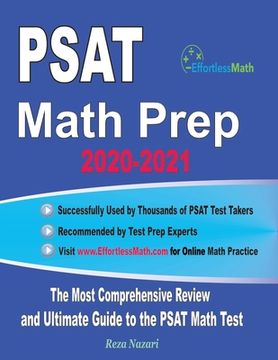 portada PSAT Math Prep 2020-2021: The Most Comprehensive Review and Ultimate Guide to the PSAT/NMSQT Math Test (en Inglés)