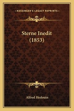 portada Sterne Inedit (1853) (en Francés)