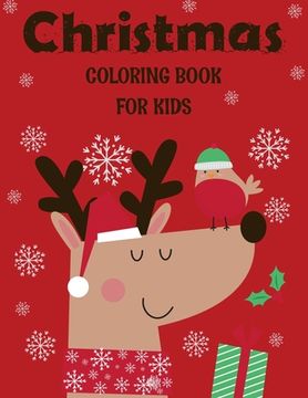 portada Christmas coloring book for kids.: Fun Children's Christmas Gift or Present for kids.Christmas Activity Book Coloring, Matching, Mazes, Drawing, Cross (in English)