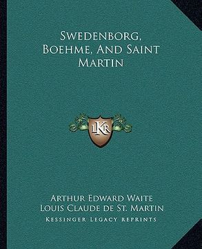 portada swedenborg, boehme, and saint martin