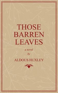 portada Those Barren Leaves (in English)