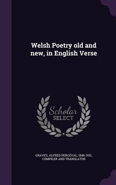 portada Welsh Poetry old and new, in English Verse