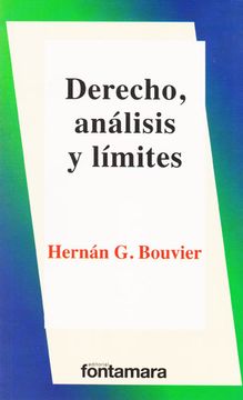 portada Derecho, Análisis y Limites (in Spanish)