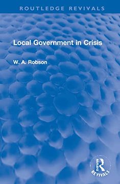 portada Local Government in Crisis (Routledge Revivals) (en Inglés)