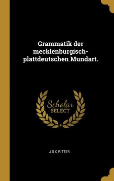 portada Grammatik der Mecklenburgisch-Plattdeutschen Mundart.