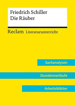 portada Schiller: Die Räuber (Lehrerband): Reclam Literaturunterricht: Sachanalysen, Stundenverläufe, Arbeitsblätter (en Alemán)