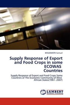 portada supply response of export and food crops in some ecowas countries (in English)