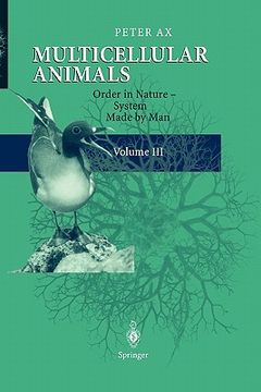 portada multicellular animals: order in nature - system made by man