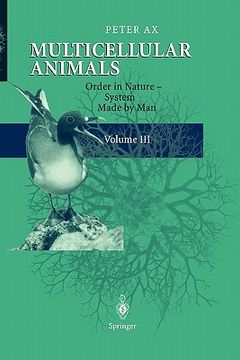 portada multicellular animals: order in nature - system made by man (en Inglés)