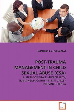 portada post-trauma management in child sexual abuse (csa) (en Inglés)