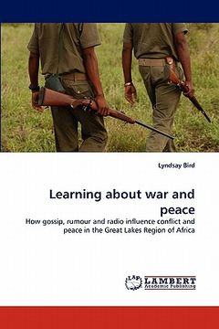 portada learning about war and peace (en Inglés)
