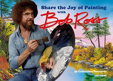 portada Share the joy of Painting With bob Ross: 32 Postcards (en Inglés)