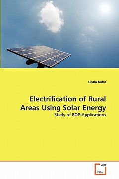 portada electrification of rural areas using solar energy (en Inglés)