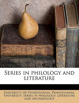 portada series in philology and literature (in English)